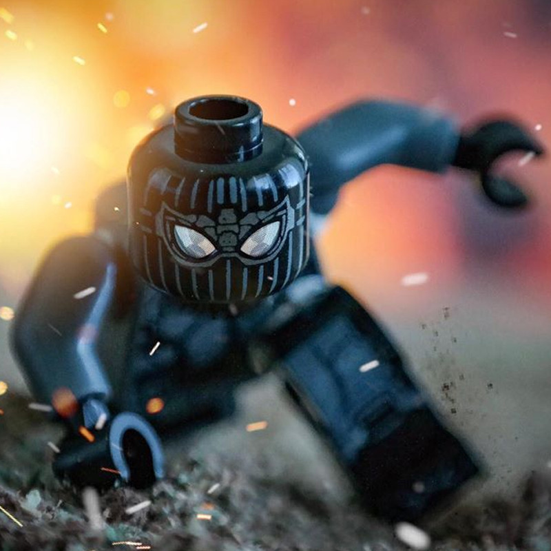 Spider-Man 2 Hero Expedition Peter Black Hidden Stealth ชุด 76128 Night Monkey Man Minifigure Buildi