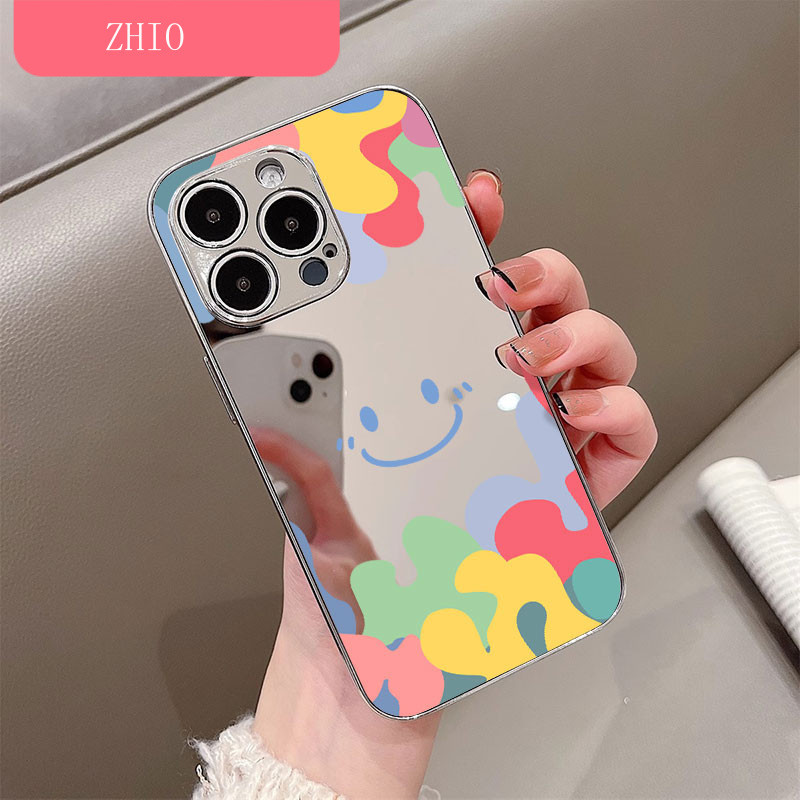 [1406] กระจกเคสโทรศัพท์เหมาะสําหรับ OPPO Reno 14 13 11Pro 9 findX9 X9 Pro Pro เคสโทรศัพท์เหมาะสําหรั