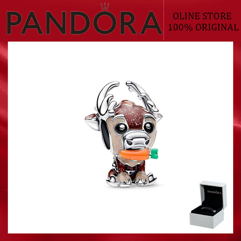 เครื่องประดับเงินสเตอร์ลิง S925 Disney Frozen Sven Charm ของขวัญพิเศษ