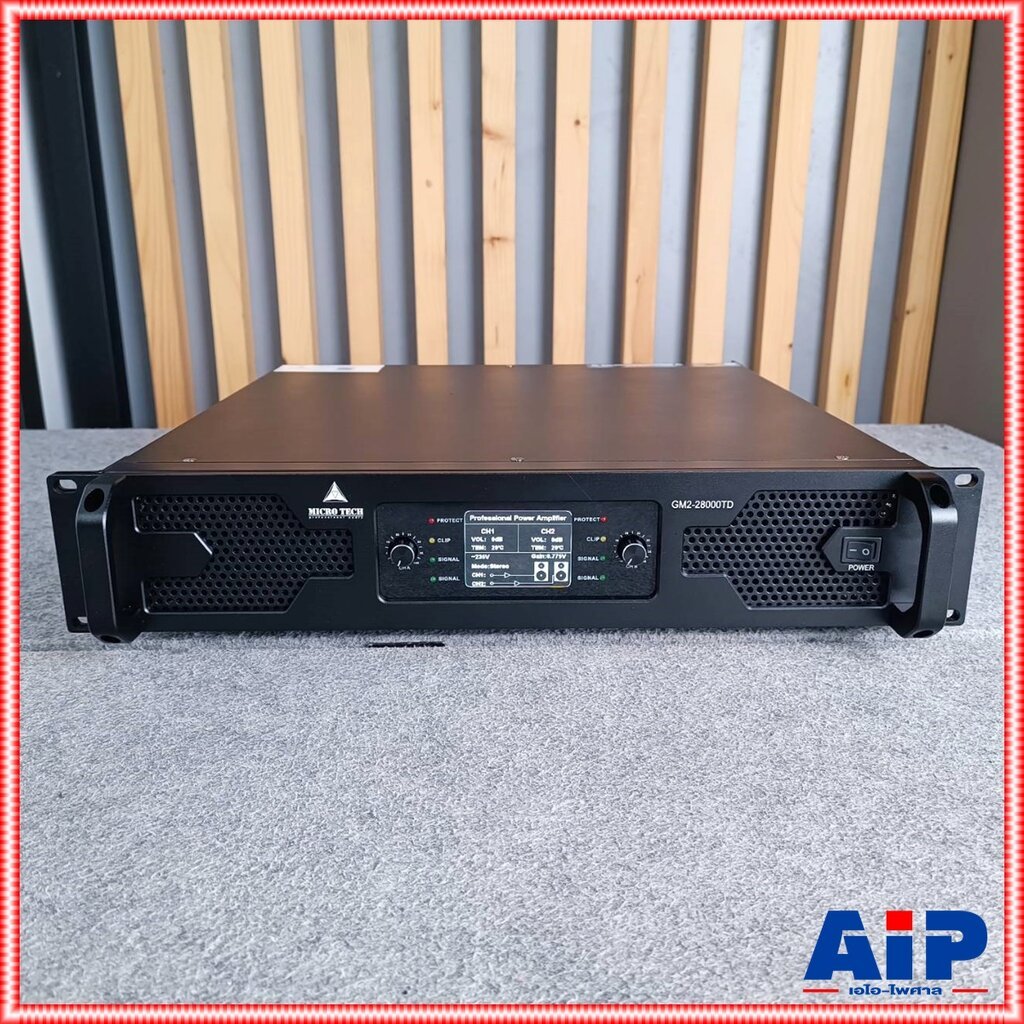 MICROTECH GM2-28000TD POWERAMP เพาเวอร์ แอมป์ ไมโครเทค รุ่น GM2 28000TD คลาส TD GM228000TD เอไอ-ไพศาล