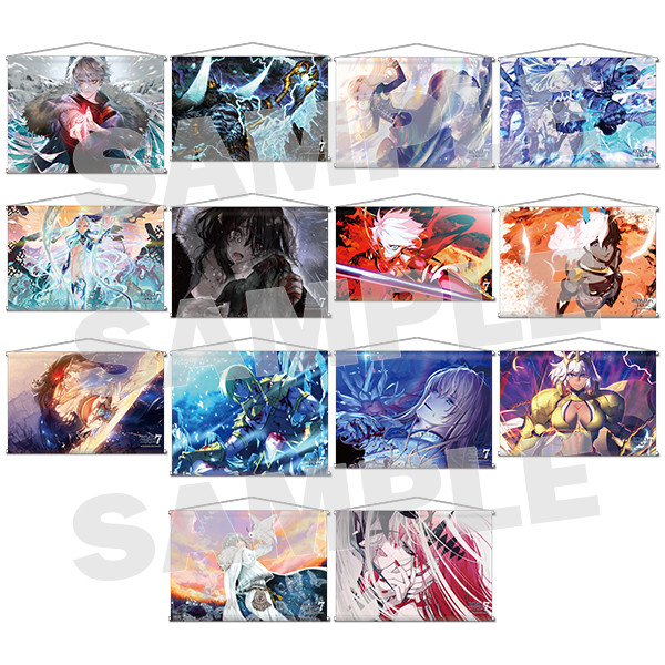 เติมเต็ม [Ready Stock] FGO fate AJ2023 aniplex+Roadto7 Poster Oberon