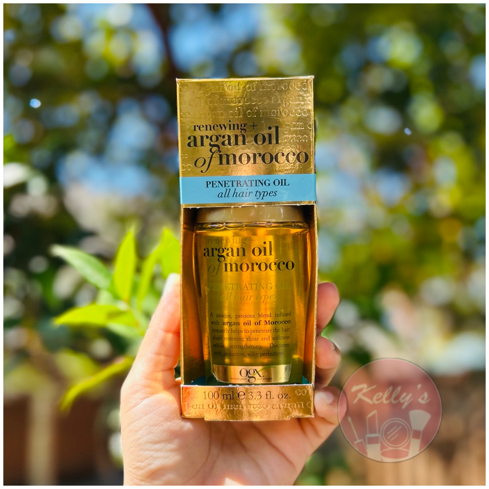 <<Kelly's Shop>> OGX Renewing + Argan Oil of Morocco Penetrating Oil 100 Ml. โอจีเอ็กซ์ ออยล์