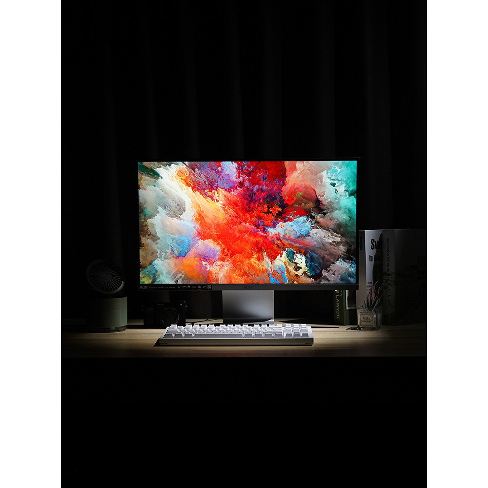 MSI MSI MD271UL 27 นิ้ว 4K Home Design อุปกรณ์แสดงผลสํานักงาน 10Bit อุปกรณ์ป้องกันดวงตาจอแสดงผลคอมพิ