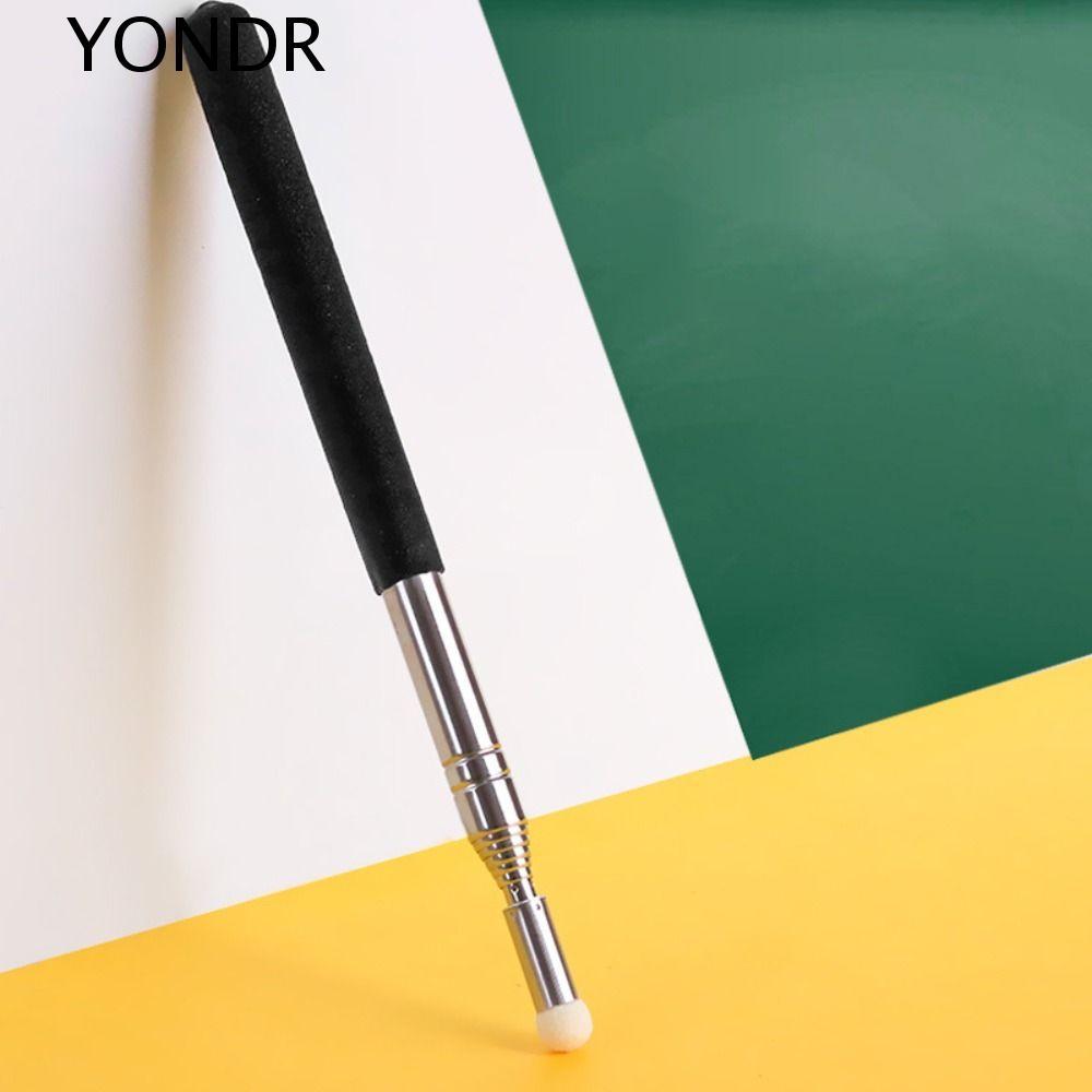 YONDR ไม้อ่านตัวชี้พิเศษของครูสแตนเลส 1M Retractable Professional คุณภาพสูง 3 สี Class Pointer Stick
