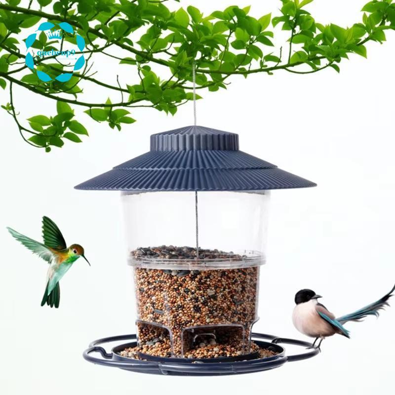[Fast QQ]แขวนเครื่องป้อนนกสําหรับสวนกลางแจ้ง Anti-Squirrel Hook Hummingbird Feeder Bird Feeder