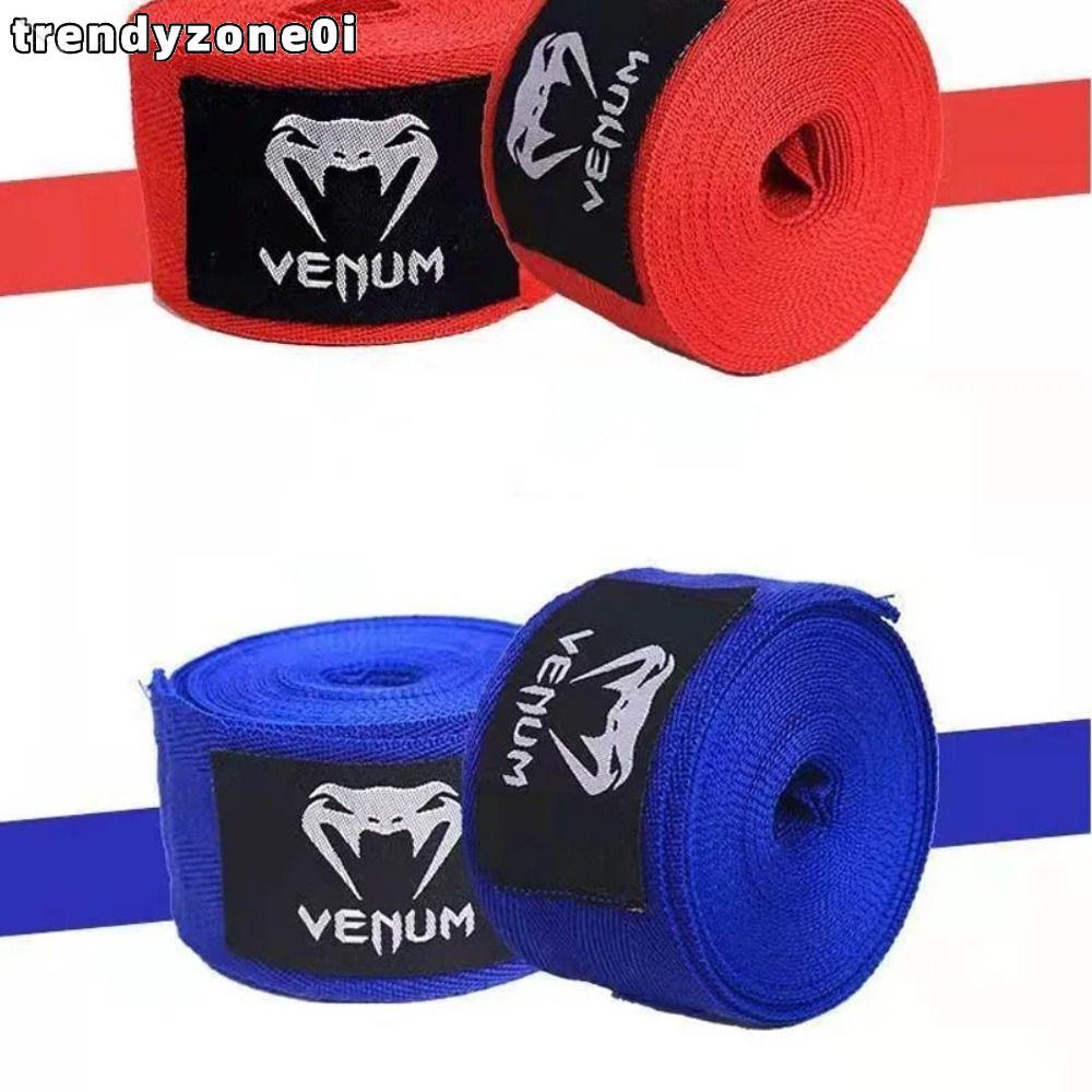 TRENDYZONE0I Boxing Wraps, สีดําสีแดงสีขาวสีฟ้าสีเหลืองผ้าฝ้ายสายรัดข้อมือนุ่ม, 1.5m//5m Breathable 