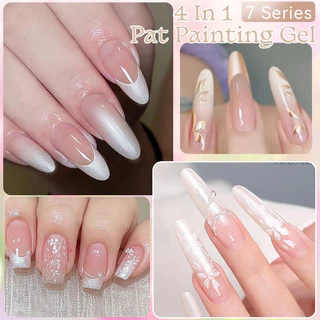【Local】UR SUGAR Pat สีเล็บเจล 9 สี Ombre เล็บ Gradient GEL Blush Blooming เล็บวาด Stripper ภาพวาดดอกไม้