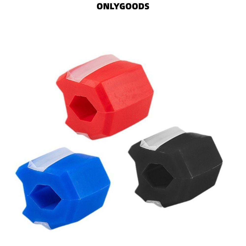 เท่านั้นGOODS Jawzr Trainer, Anti-aging Food-grade Silica Jaw Exerciser, สีดําสีแดงสีฟ้าซิลิโคน Jawl