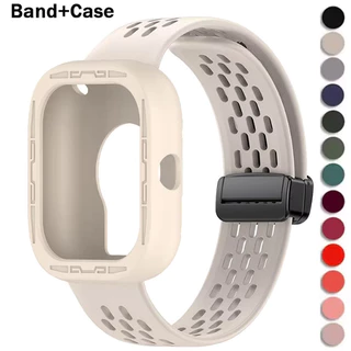for Redmi Watch 6 5 4 หลุมซิลิโคนระบายอากาศพับสายแม่เหล็ก Redmi 5 Acute 5 Lite กีฬาสมาร์ทสายรัด for Smartwatch strap
