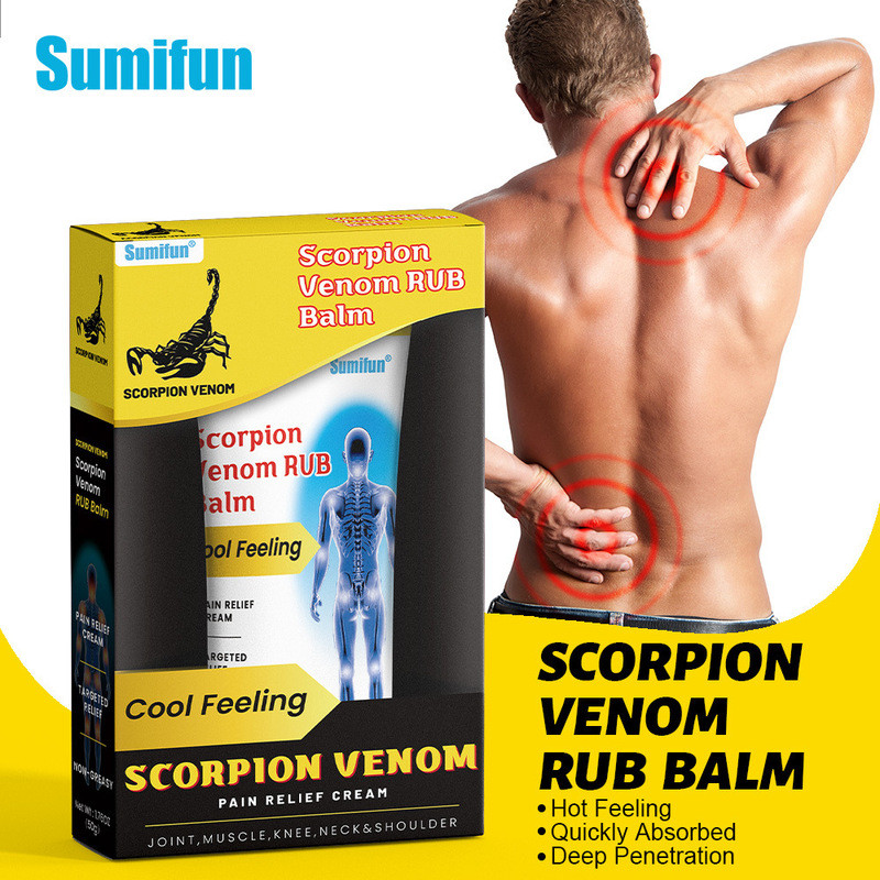 Sumifun Ointment Scorpion Venom Pain Relief Ointment ไหล่คอปวดหลังเอวเข่า Joint Care k10309