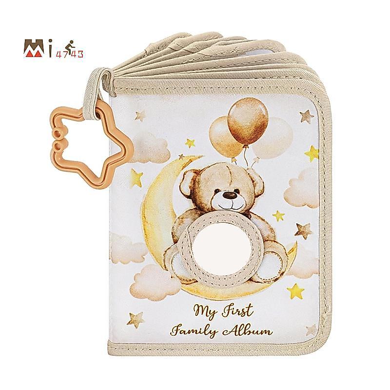 Mi4743iBaby Photo Album-Soft Baby Book First Year Baby Photo Book อัลบั้มเด็กถือ 4x6 ในภาพสําหรับ Me