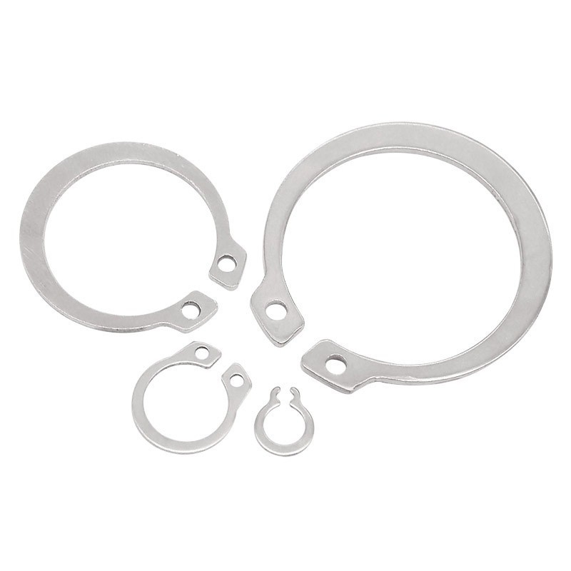 แหวนล็อคเพลา M52-M200 สแตนเลส 304 แข็งแรง กันสนิม (1-10pcs) [ZQ-D1]