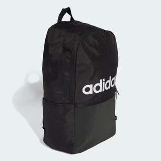 Adidas กระเป๋าเป้ Classic Daily Classic 3 Bar ทนทาน สายปรับได้ น้ำหนักเบา สีดำ ทำจากวัสดุรีไซเคิล