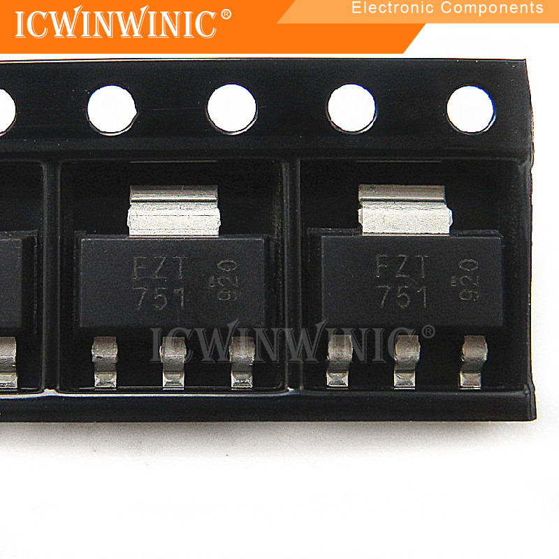 5 ชิ้น FZT751TA FZT751 SOT-223 IC วงจรรวม
