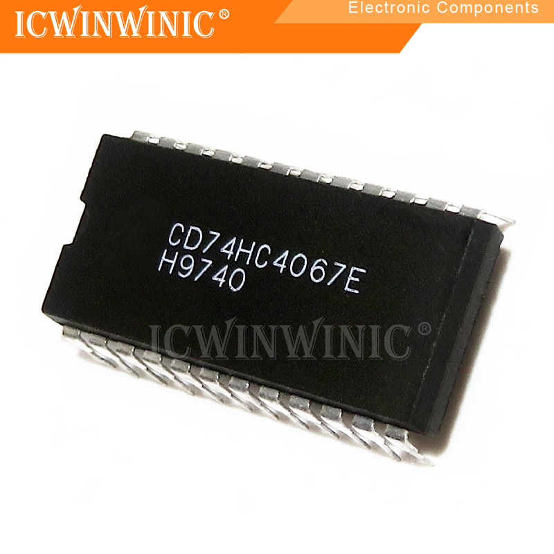 5 ชิ้น CD74HC4067E CD74HC4067 DIP-24 วงจรรวม IC