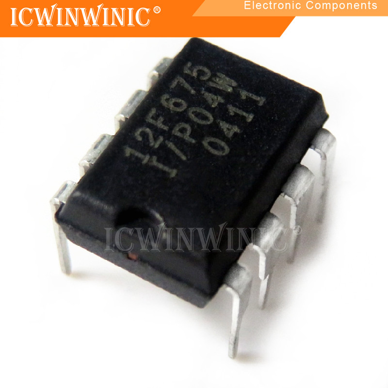 5 ชิ้น PIC12F675-I/P PIC12F675 DIP-8 ส่วนประกอบอิเล็กทรอนิกส์