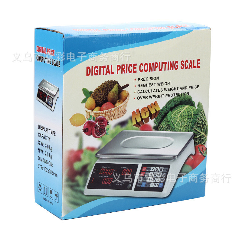เวอร์ชันภาษาอังกฤษ Electronic Price 30kg40kg Electronic Scale Platform Scale Electronic Kitchen Scal