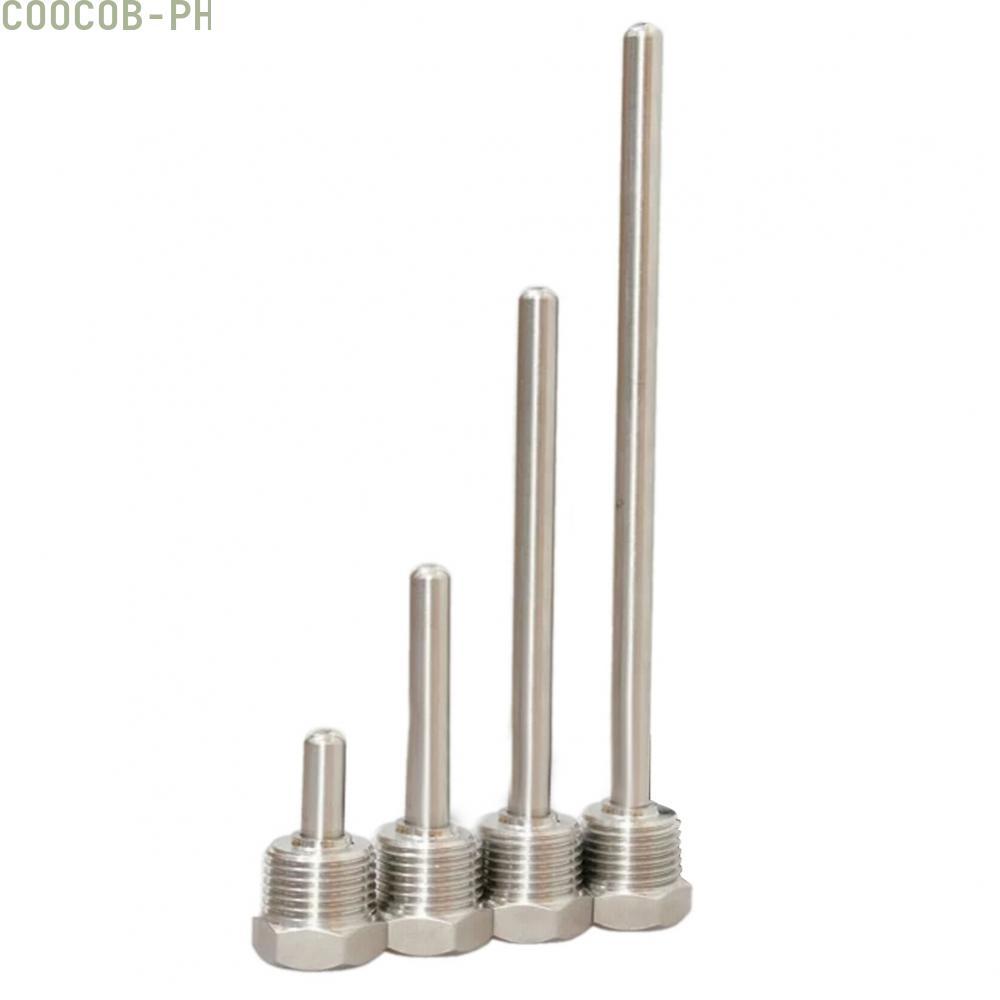 304 SS Thermowell เส้นผ่านศูนย์กลางภายใน 6 มม. เส้นผ่านศูนย์กลางภายนอก 8 มม. สําหรับ 1/2 สําหรับเกลี