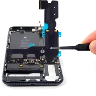 พอร์ตชาร์จ Flex สําหรับ iPhone 7 8 7Plus 8Plus แจ็คไมโครโฟนปลั๊ก Usb Flex Cable Ribbon Replacement แผงชาร์จ USB