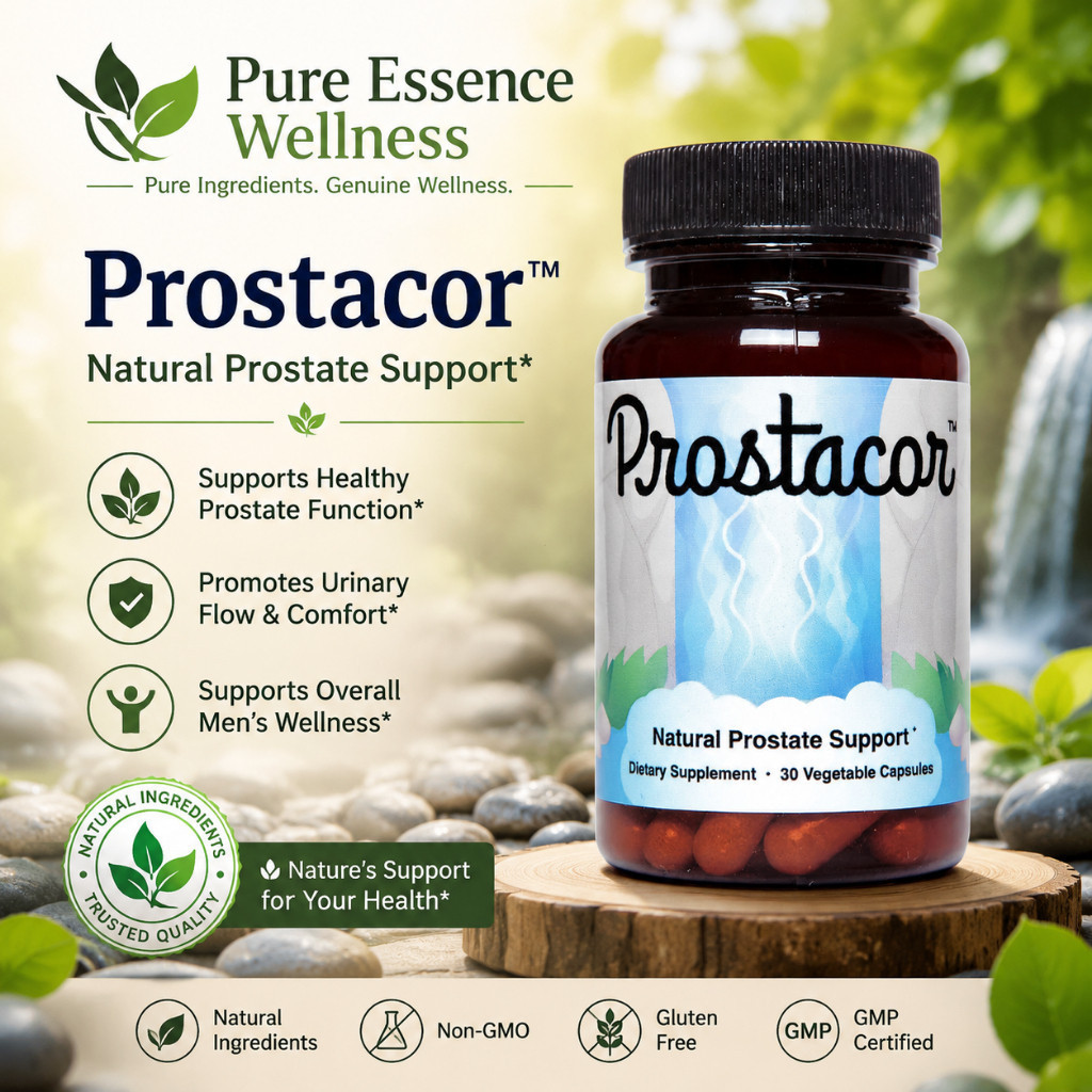 Natural Prostate Support – Non-GMO, Vegan & Gluten-Free – Urinary & Prostate Health – Herbal Men's F