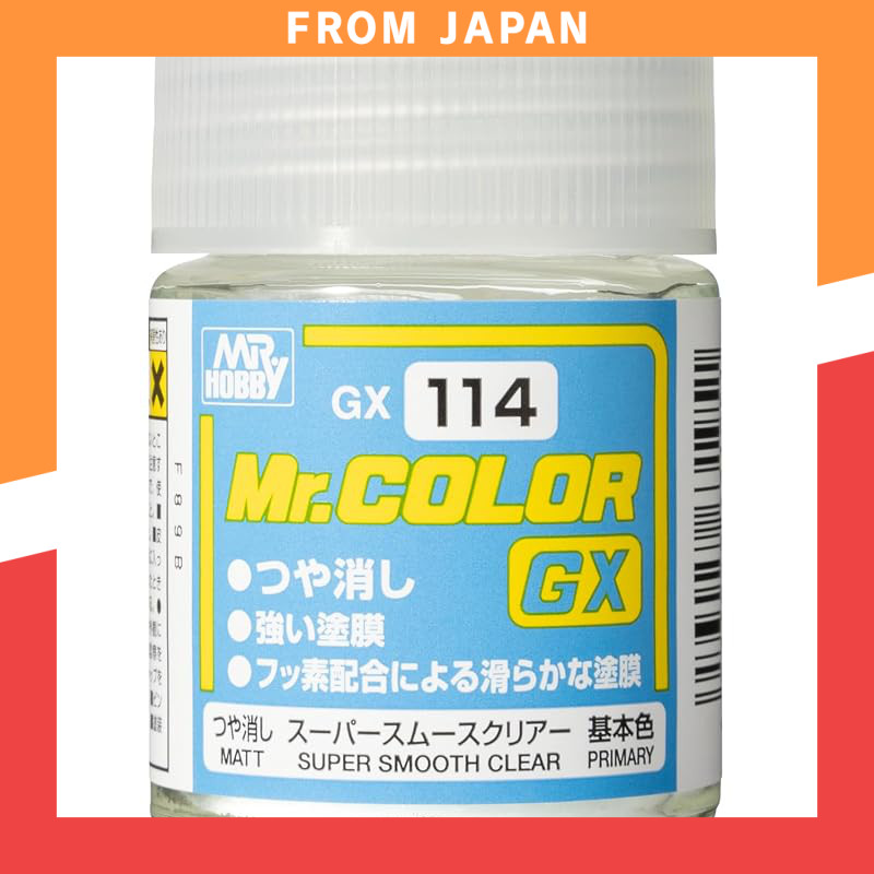 GSI Creos Mr. Clear Color GX Series GX Super Smooth Clear Matte 18ml Model Paint GX114