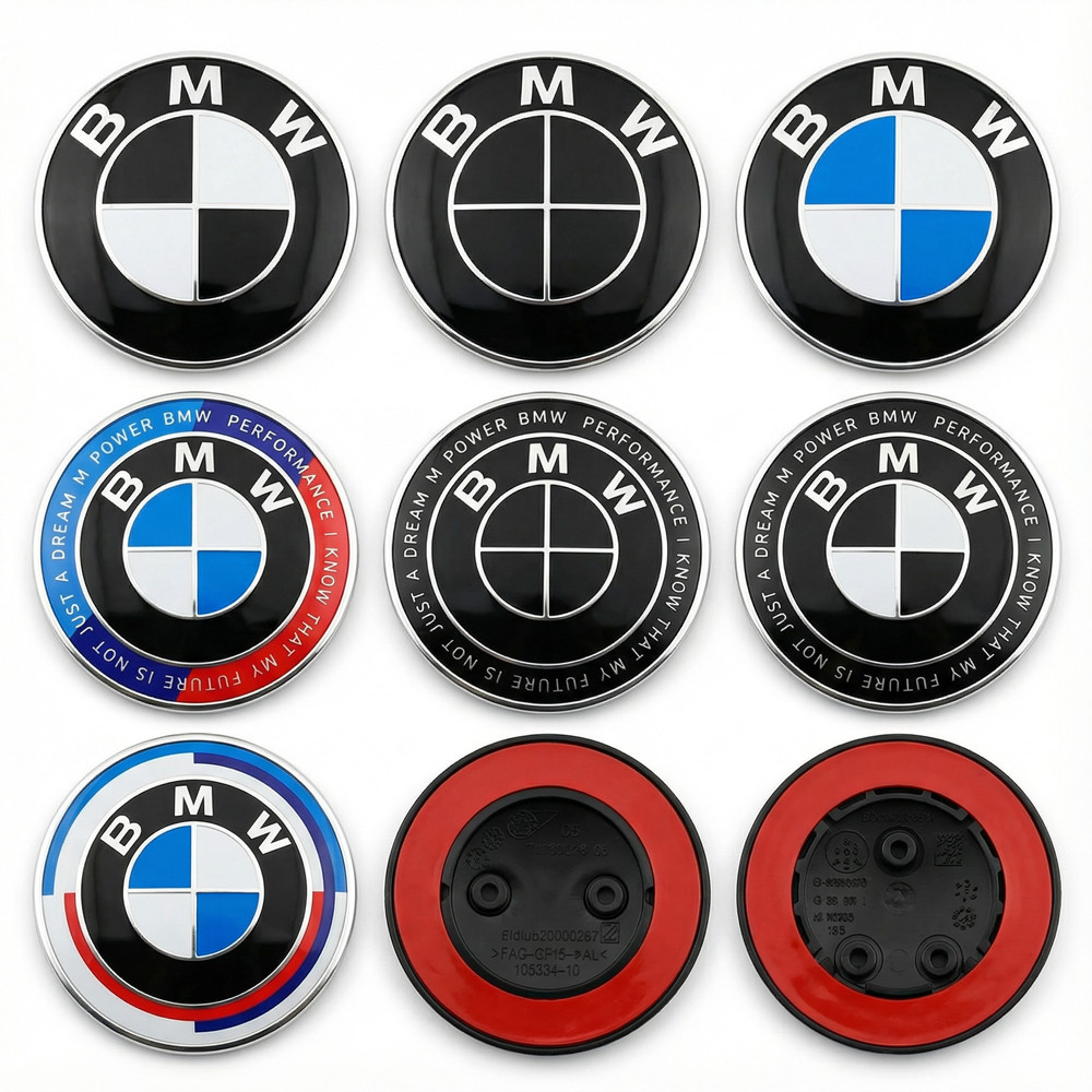 QQQ 2 หลุม 3 หลุม Hood Emblem Trunk Badge BMW F20 F22 F23 F30 F80 F31 F34 F32 F82 F33 F10 F11 E81 E8