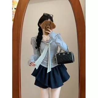 ส่งจากไทยทุกวัน เสื้อยืดแขนยาวผู้หญิง สีพื้น น่ารักๆ สไตล์เกาหลี ผ้ายืด นุ่ม มีสีให้เลือกมากมาย