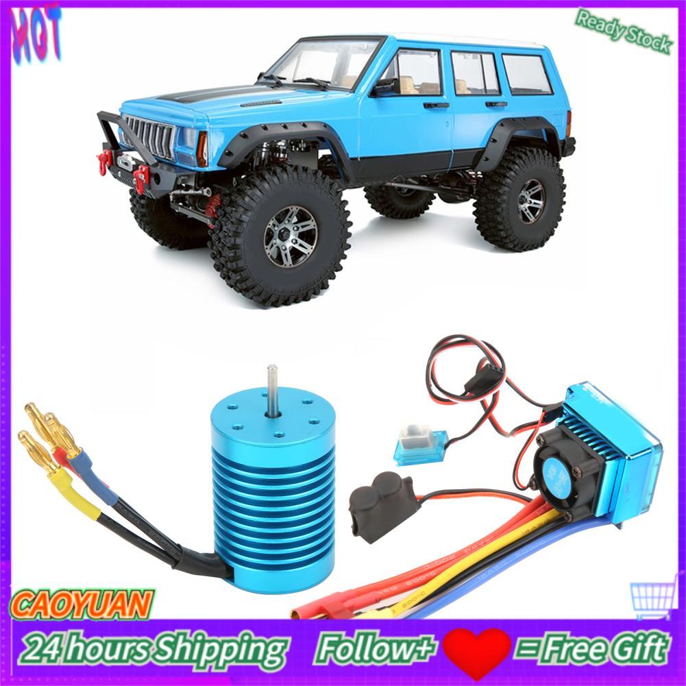 Caoyuanstore Caoyuanstore RC มอเตอร์แบบไม่มีแปรง ESC F540 4370KV 60A 1/10 รถอะไหล่อัพเกรด