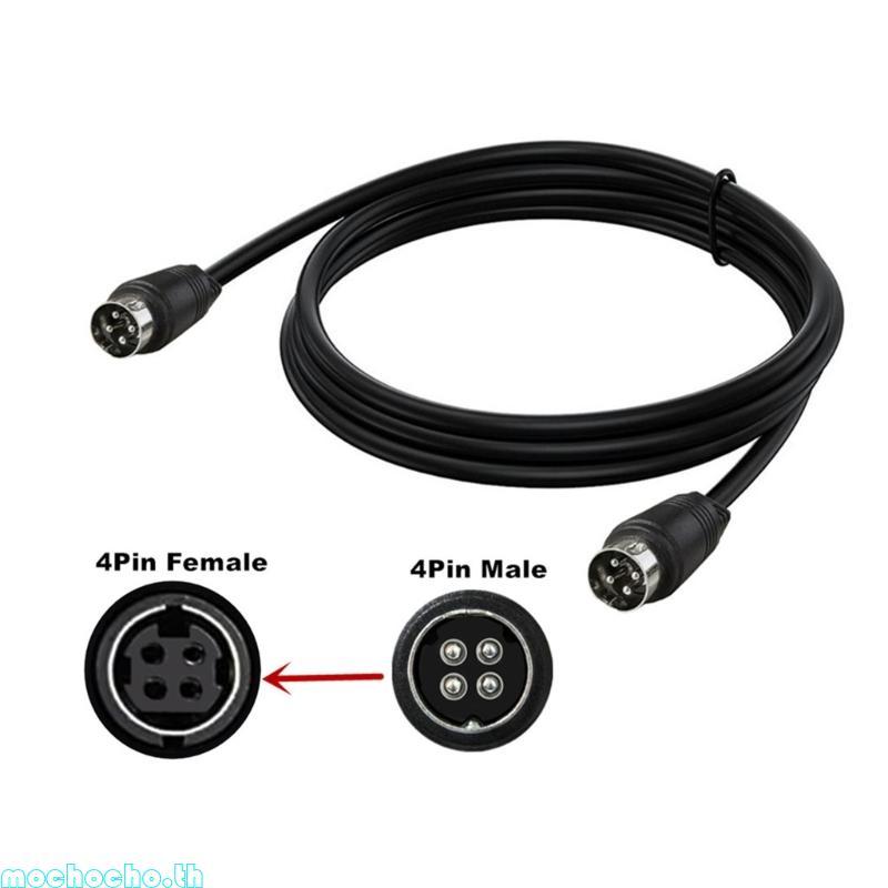 Mochocho 4Pin DIN Connectors สายเคเบิล 4 Pin DIN ชายหญิงอะแดปเตอร์สายต่อสําหรับ DVR