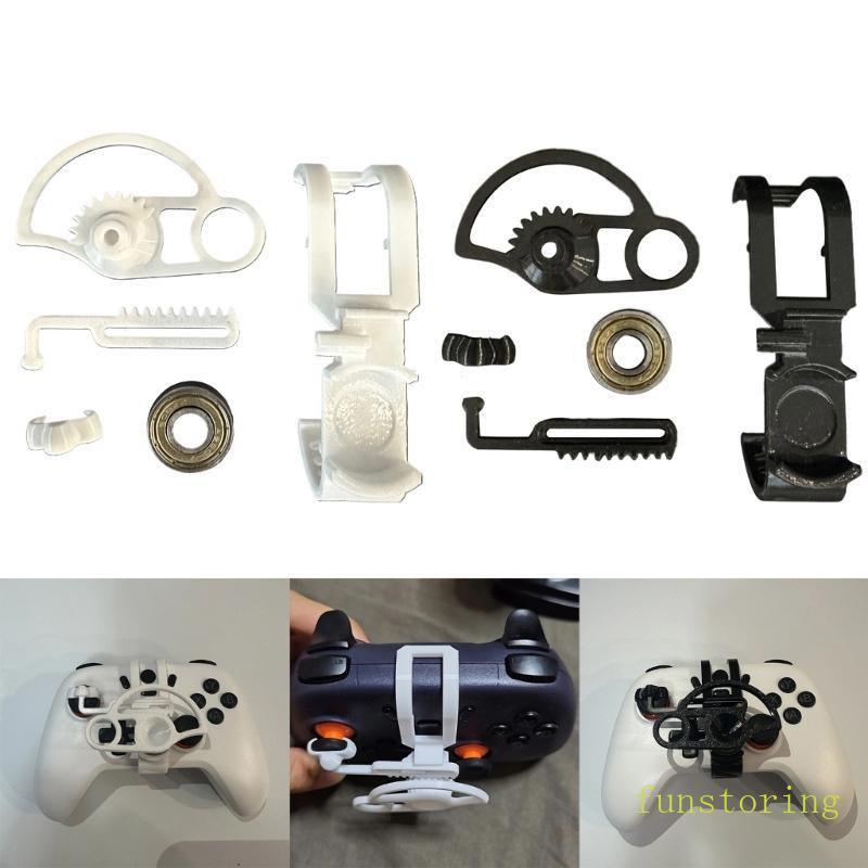 FUN จอยสติ๊กแบบพกพาพวงมาลัยขนาดเล็กสําหรับ T4 PC Enhancing Gaming Experience Multi Platform ความเข้า