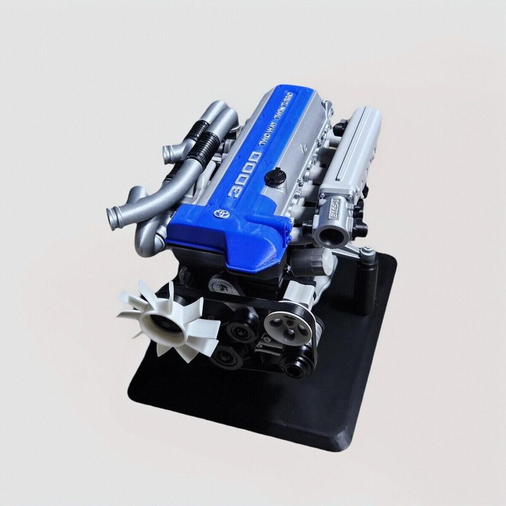 คลาสสิกขายร้อน < STEM 3D} Toyota 2jz Engine Model Static Jewelry Supra MK4 Engine Model