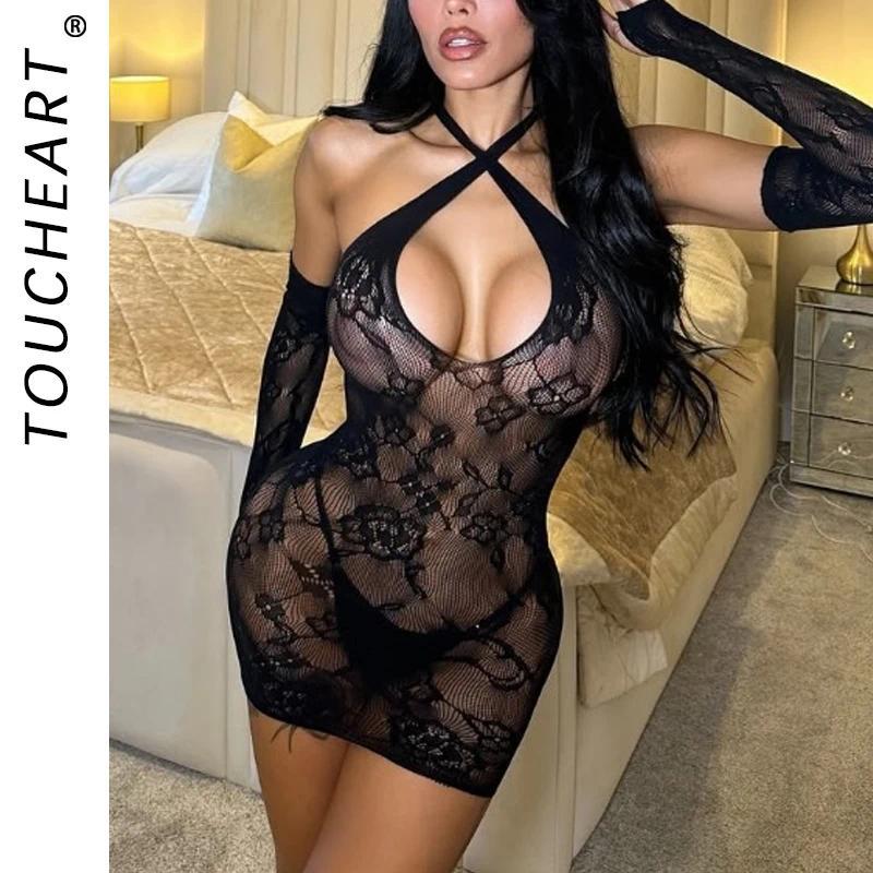 TOUToucheart Sexy Female Lingerie Women Sexy Stockings One-piece Onlyfans Exotic Clothes Tempting Ne