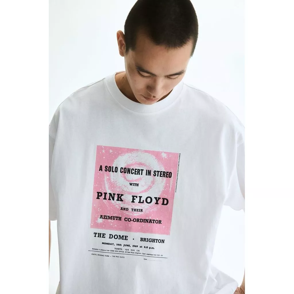H&M(เอชแอนด์เอ็ม) เสื้อยืดทรงโอเวอร์ไซส์ ผู้ชาย 1159823_24