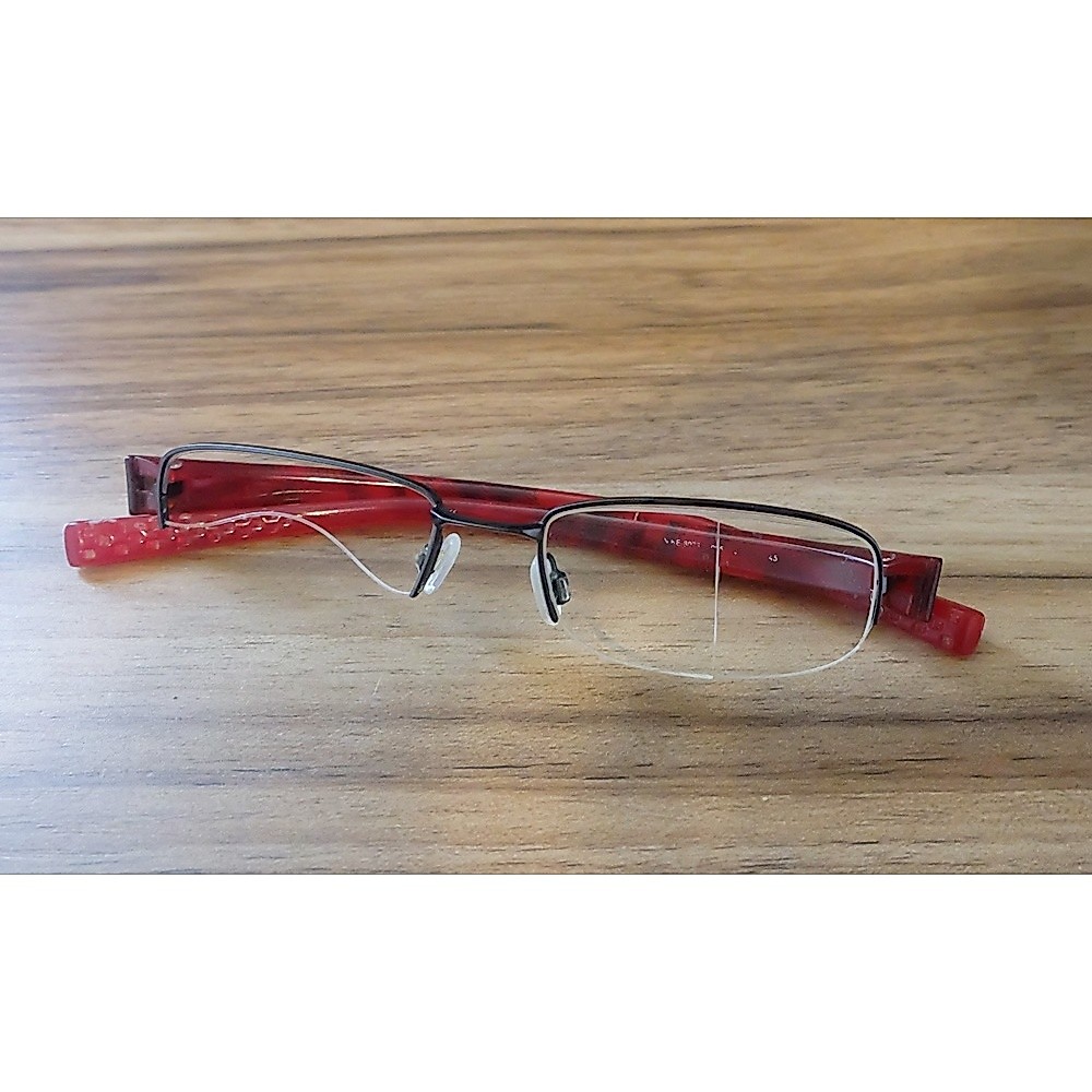 N Half Rim Glasses Size 53/18 124mm สีดำ