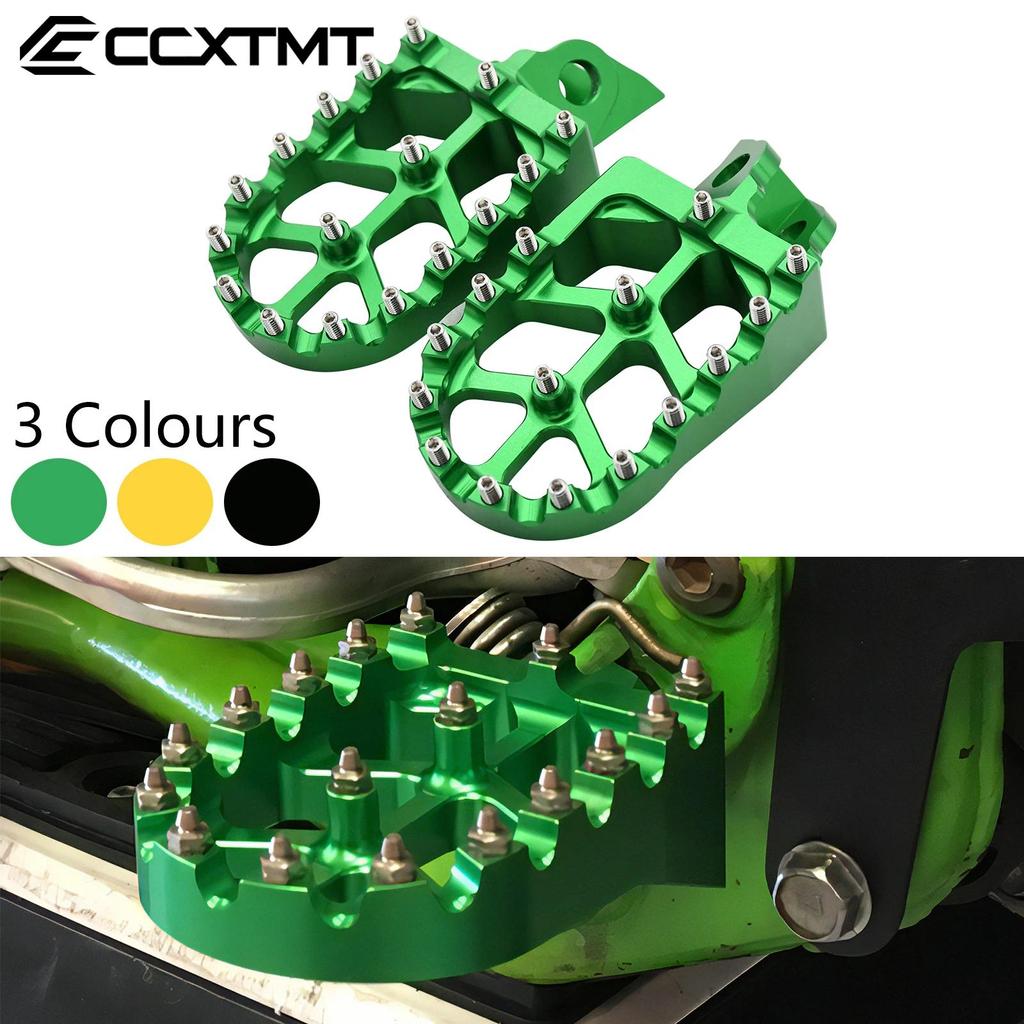 CC For KLX 140 140L 140G Motorcycle CNC Footrest Footpeg Foot Pegs Rests Pedal For Kawasaki KX65 KX8