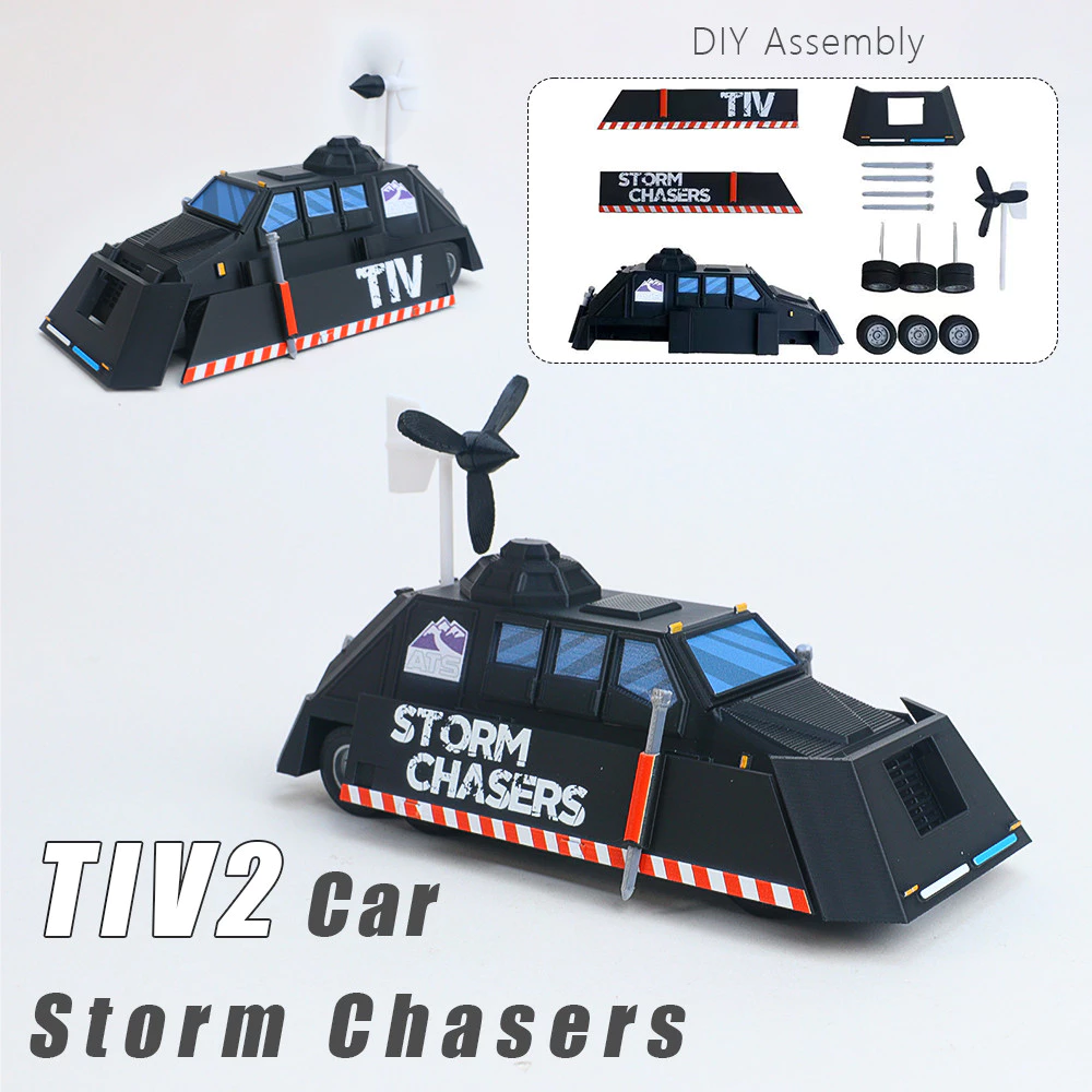 Delta Force ATS TIV2 Storm Chaser Vehicle Model 3D Tornado Intercept Car Collection Gift