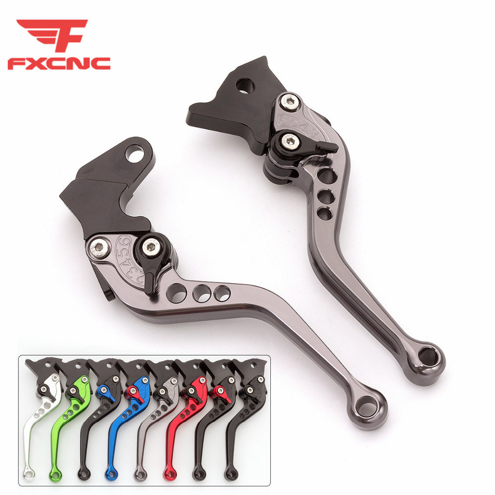 FXFXCNC Aluminum Adjustable Racing Motorcycle Brake Clutch Lever For Kawasaki Z900 Z650 NINJA 650R E
