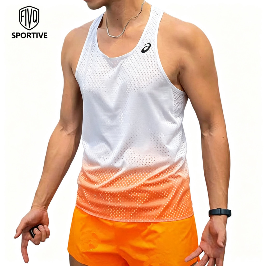 มาราธอนผู้ชายวิ่งเสื้อกั๊กบุรุษระบายอากาศแห้งเร็วกีฬาเสื้อกล้าม