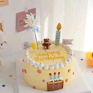 ป้ายตกแต่งเค้กน่ารัก🎂 มินิมอล ราคาถูกพร้อมส่งจากไทย🇹🇭 มีหลายแบบ🤩✨