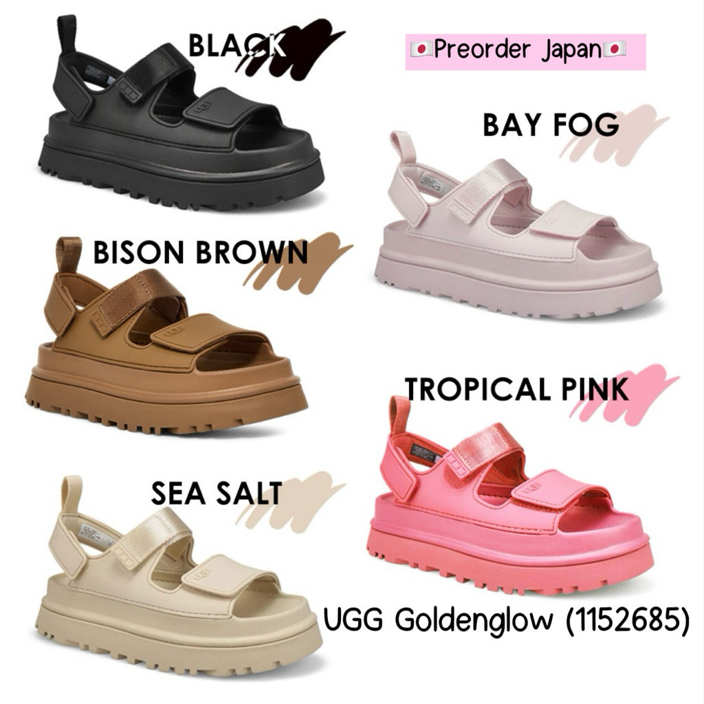 🇯🇵Preorder Japan🇯🇵 รองเท้าแตะรัดส้น UGG GoldenGlow (1152685) จากญี่ปุ่น