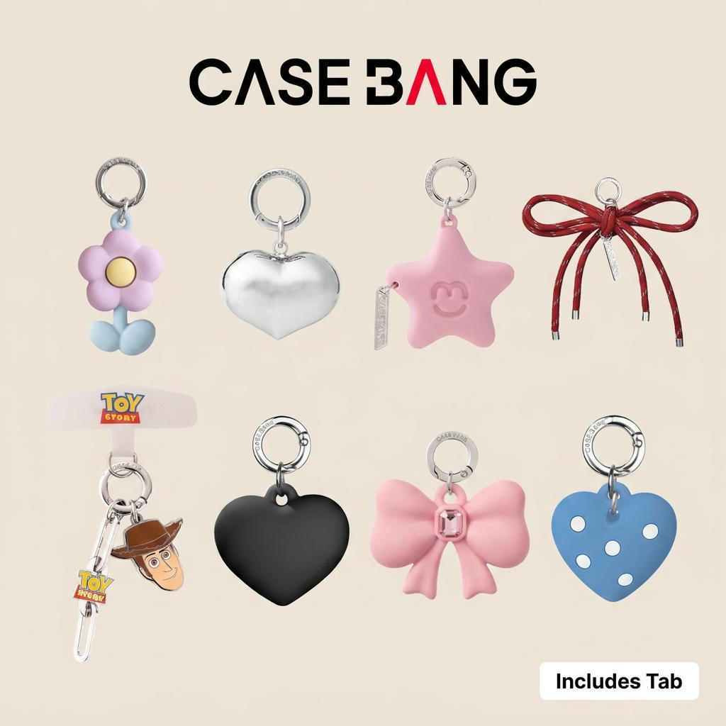 CASEBANG ห้อยโทรศัพท์ คอลเลกชันของน่ารักสําหรับเคสมือถือ