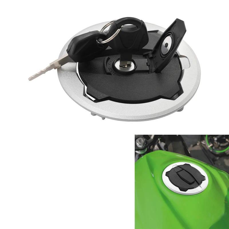 Kการใช้แก๊สถังกุญแจสําหรับ KAWASAKI Ninja 650 2017-2024 ZX6R 2019-2024 Ninja ZX-10R 2021-2024 VERSYS