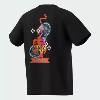 adidas ไลฟ์สไตล์ THAI TIGER TEE Unisex สีดำ KH0749