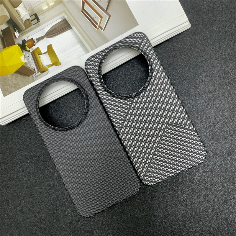 คาร์บอนไฟเบอร์เนื้อเคสโทรศัพท์สําหรับ HUAWEI Mate 80 Pro max 70 60 Pro + 80RS 70RS 60RS น้ําหนักเบากระจายความร้อนฝาครอบป้องกันผิว PC hard anti drop shell