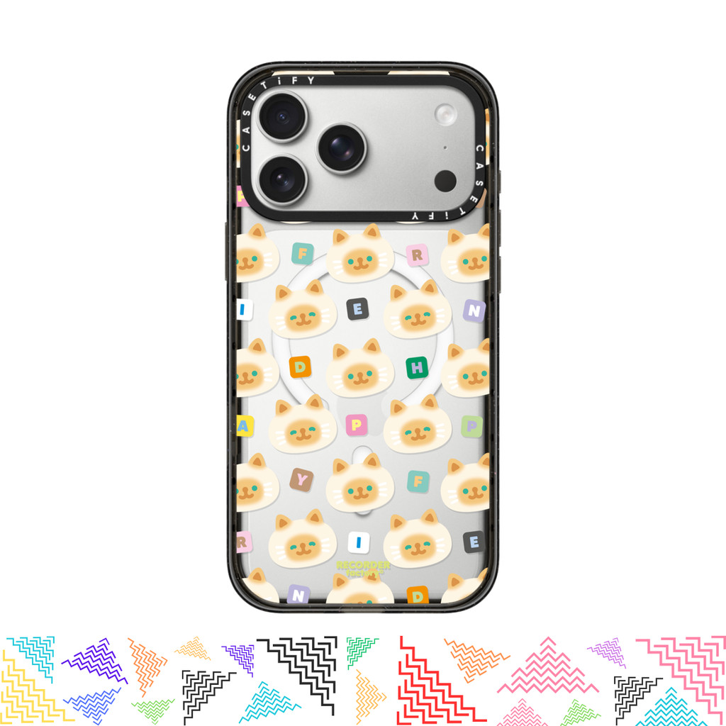 เคสมือถือ CASETiFY | SHY [RECORDER factory] For iPhone Samsung แท้ พร้อมส่ง เคสกันกระแทก