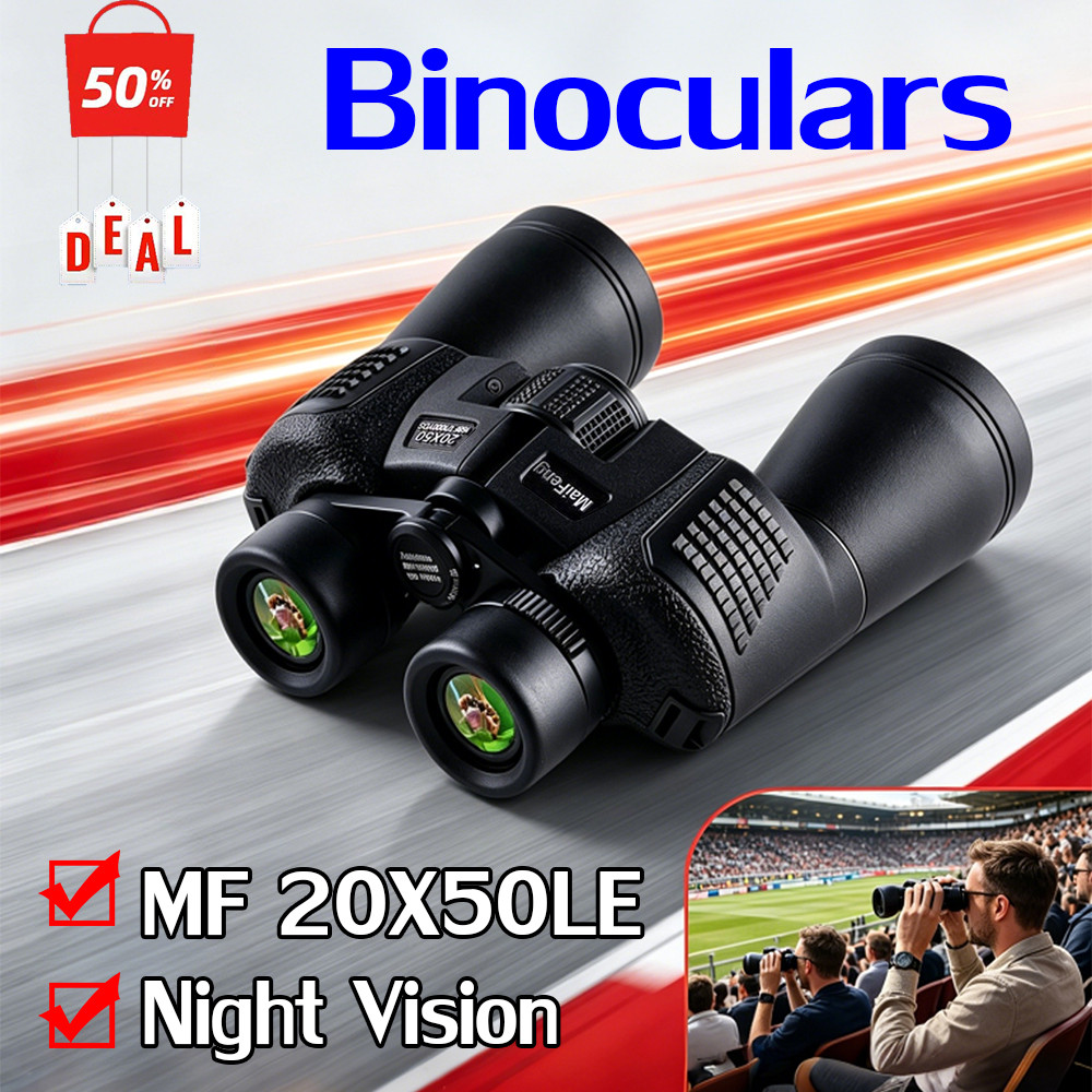 Night Vision สำหรับการล่าสัตว์กล้องส่องทางไกลกล้องโทรทรรศน์20X50ไนโตรเจนกันน้ำพลังงานสูงความละเอียดส