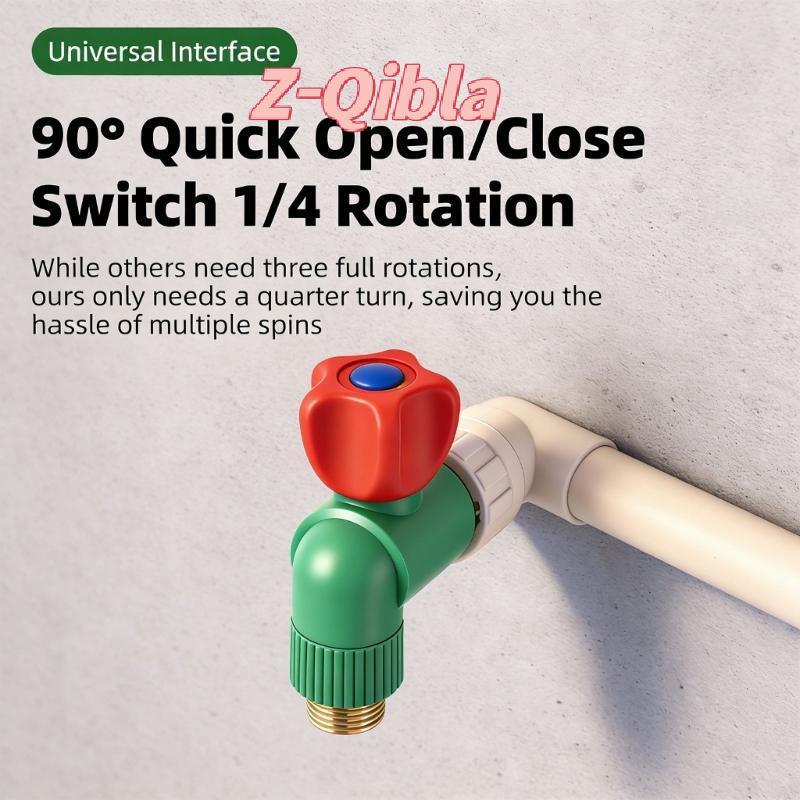 [Z-Qibla-t] วาล์วมุม Leakproof Safety Outlet เครื่องทําน้ําอุ่นวาล์วสําหรับห้องครัวห้องน้ําทนต่อการก