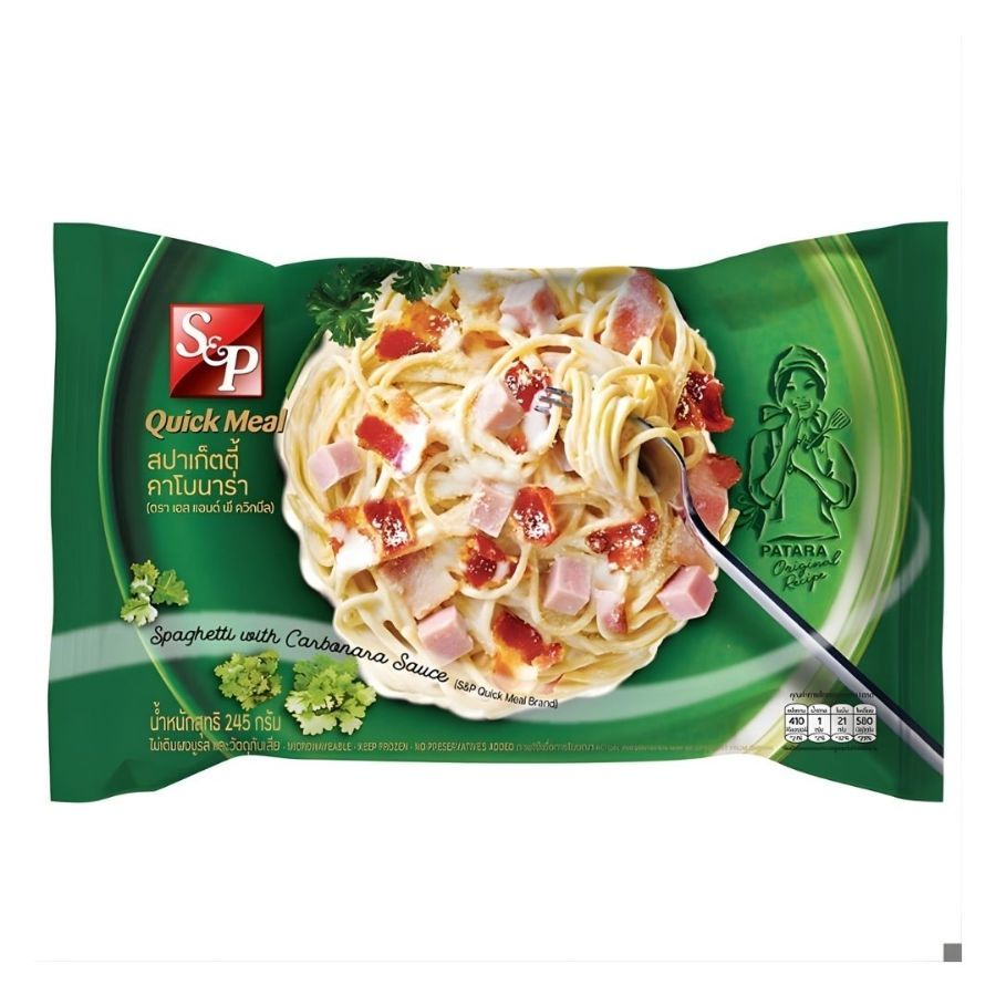 เอสแอนด์พี สปาเก็ตตี้คาโบนาร่า S&P Spaghetti Carbonara 220g.