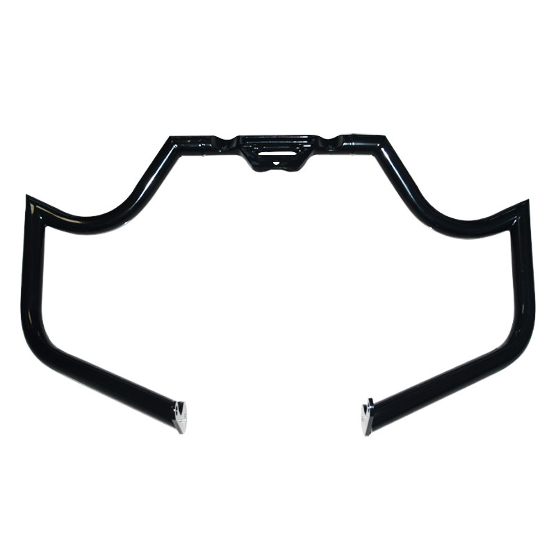 Premium-Motorcycle Black Solid Steel Engine Guard Crash Bar Fit สําหรับ Harley Davidson Softail 2018