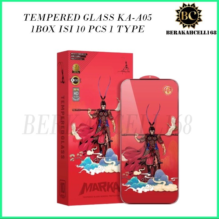 10PCS 1BOX KA-A05 TEMPERED GLASS MONKEY KING สําหรับ SAMSUNG M15 M14 M13 M12 M11 M10 M23 M22 M21 M21
